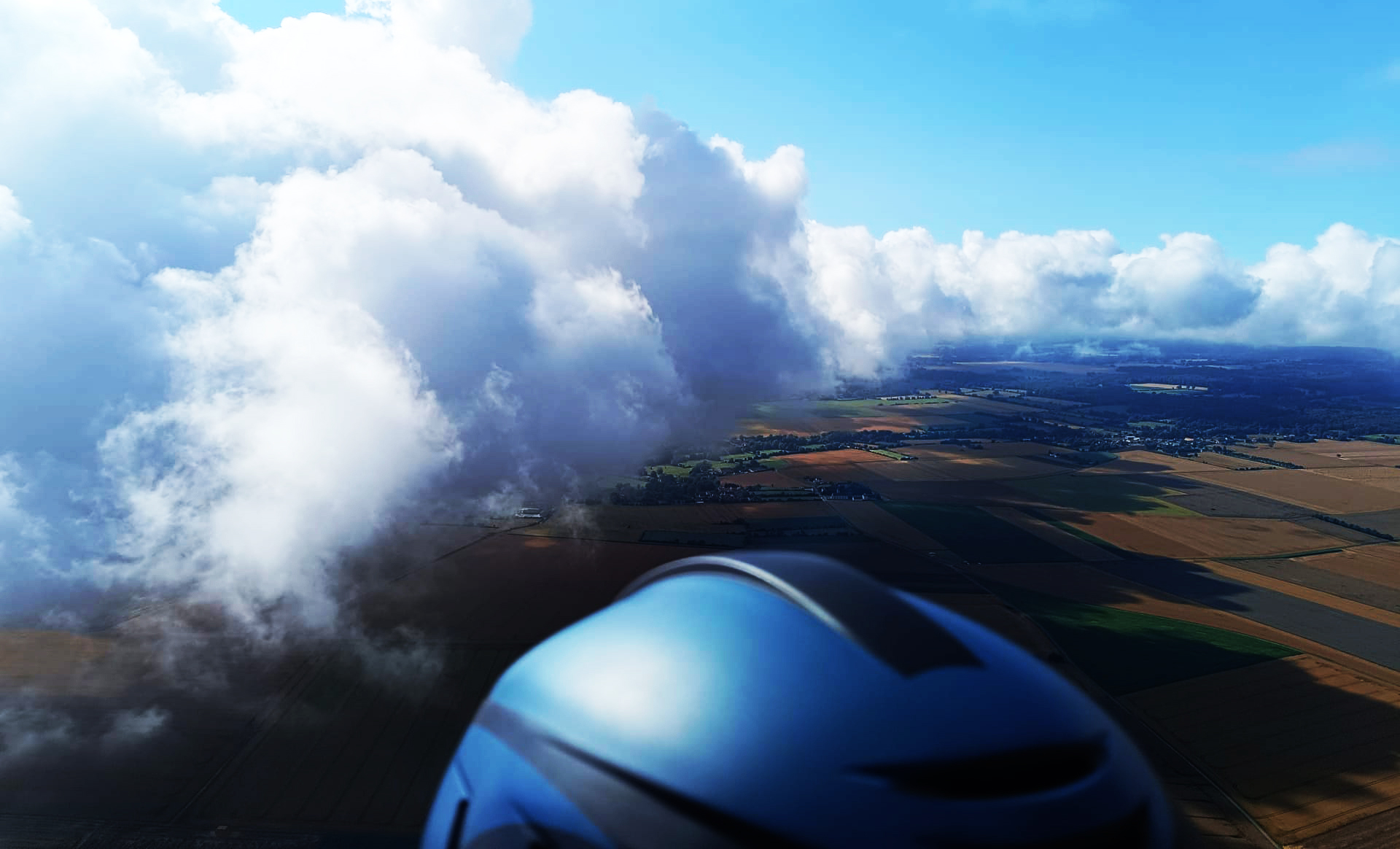 vol au dessus des nuages à clécy